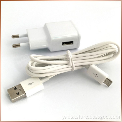 For Samsung Charger Kit With 1M Micro Cable, Single Port 2A Android Phone Chargers